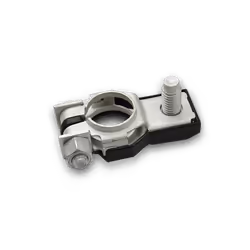 Cosse de batterie; HELLA; Forme E Laiton gris; 23122206, 1445231, KDWHLO9438, 99770320, KDWHLO9438