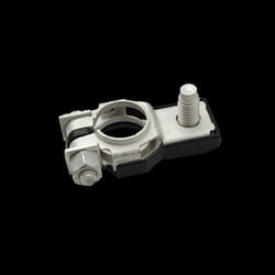 HELLA 8KX 716 405-011 Cosse de batterie Forme E Laiton gris
