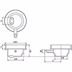 Bonnette, projecteur principal HELLA 9GH 145 943-001
