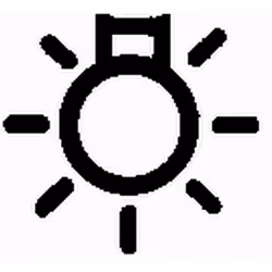 Pièce de commutateur, pictogramme HELLA 9XT 713 630-261