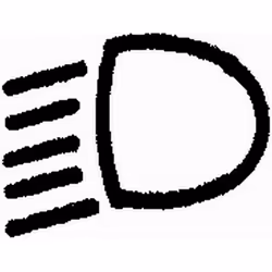 Pièce de commutateur, pictogramme HELLA 9XT 713 630-311