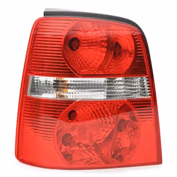 HELLA 2VP 008 759-051 Feu arrière gauche P21W, PY21W, R5W 12 limpide, Rouge avec ampoules avec porte-lampe VOLKSWAGEN: Touran I - Vue supplémentaire 4