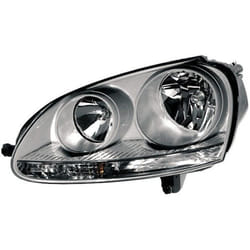 HELLA 1EG 247 007-171 Phares gauche W5W, PY21W, H7/H7 Halogène 12 transparent pour circulation à droite VOLKSWAGEN: Golf 5, Jetta 3