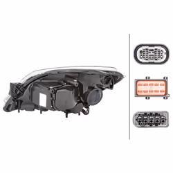 Projecteur principal HELLA 1ZS 008 710-321, droite