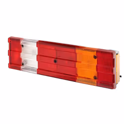 Feu arrière; HELLA; droit P21W, R10W 24 Rouge, blanc avec ampoules avec porte-lampe; pour MERCEDES-BENZ; E131432, E163217, 00 ...
