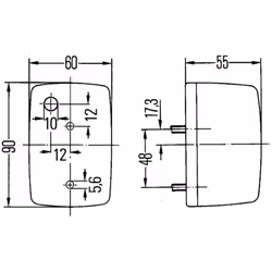 Feu clignotant HELLA 2BA 002 652-121