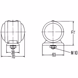 Feu de position HELLA 2TJ 001 633-211