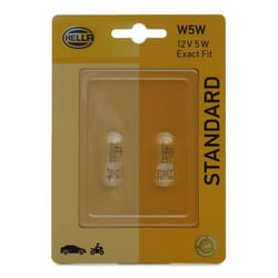 HELLA 8GP 003 594-123 Ampoule, feu de stationnement/de position W5W 12 5 RENAULT: MEGANE 3, CLIO 3, TWINGO 2, TOYOTA: Avensis II 5 portes