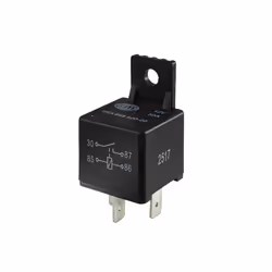 Relais, courant de travail; HELLA; 30A 4; pour MERCEDES-BENZ, PEUGEOT, VOLKSWAGEN, OPEL, AUDI; D45075200, KDWHLO9402, 1351317 ...