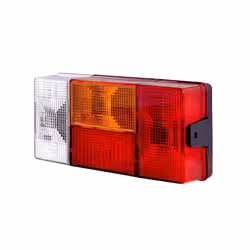 Feu arrière; HELLA; droit rouge/jaune noir sans ampoules; KDWHLO9640, 1521141, 5645076, E139385, E139531