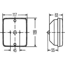 Feu clignotant HELLA 2BA 003 236-027