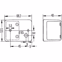 Feu de position HELLA 2PF 006 679-017