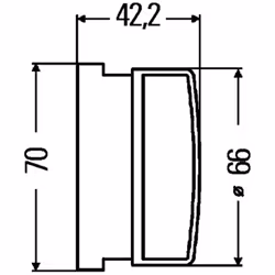 Catadioptre HELLA 8RA 009 001-037