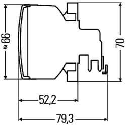 Feu clignotant HELLA 2BA 009 001-107