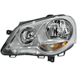 HELLA 1LE 247 019-201 Phares droit W5W, PY21W, H7/H1, H7, H1 FF 12 transparent pour circulation à gauche VOLKSWAGEN: Polo IV 3/5 portes