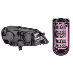 Projecteur principal HELLA 1EE 247 019-211, gauche - Vue supplémentaire 4