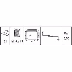 Pressostat d'huile HELLA 6ZL 009 600-041