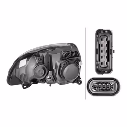 HELLA 1DL 008 461-781 Phares droit W5W, PY21W, D2S/H7, D2S, H7 Xénon, Halogène 12 pour circulation à droite RENAULT: CLIO 2, CLIO 2 Kasten