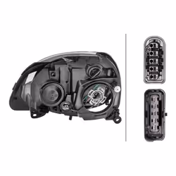 HELLA 1DL 008 461-801 Phares droit D2S/H7, PY21W, W5W, D2S, H7 Xénon, Halogène 12 pour circulation à droite RENAULT: CLIO 2, CLIO 2 Kasten