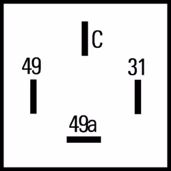 Centrale clignotante HELLA 4DW 009 492-111