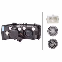 Projecteur principal HELLA 1EJ 247 046-011