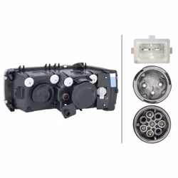Projecteur principal HELLA 1EJ 247 046-021