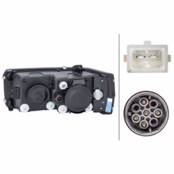 Projecteur principal HELLA 1EJ 247 046-031 - Vue supplémentaire 4