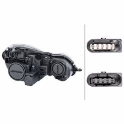 Projecteur principal HELLA 1EL 009 260-071, gauche