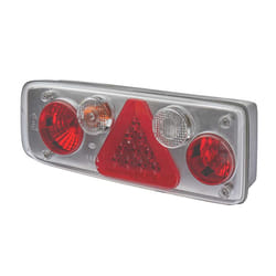 HELLA 2VP 340 942-011 Feu arrière gauche limpide noir pour remorques, avec ampoules