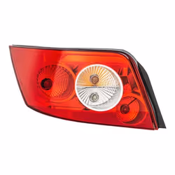 Feu arrière; HELLA; gauche P21/5W, P21W, PY21W 12 limpide, Rouge avec ampoules avec porte-lampe; pour RENAULT; 8200142688