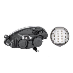 HELLA 1EB 270 521-441 Phares droit W5W, PY21W, H7/H3, H7, H3 12 transparent pour circulation à droite LANCIA: Ypsilon II