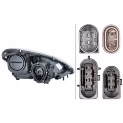 Projecteur principal HELLA 1EL 008 361-611, gauche