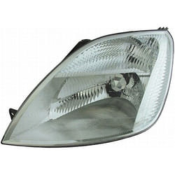 HELLA 1LF 010 197-031 Phares gauche PY21W, W5W, H4 Halogène 12 pour circulation à gauche FORD: FIESTA 5