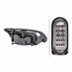 Phares; HELLA; gauche H7/H1, W5W, PY21W, H7, H1 Halogène 12 pour circulation à gauche; pour FORD; 1329414, 1385270, 1456970,  ...