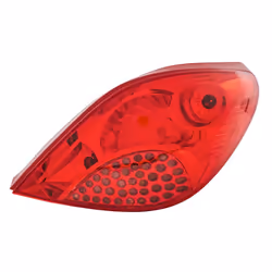 Feu arrière; HELLA; droit P21W, PY21W, W5W 12 sans ampoules avec porte-lampe; pour PEUGEOT; 6351CE