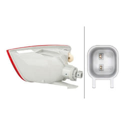 HELLA 2NE 354 068-011 Feu antibrouillard arrière Halogène gauche avec ampoule, avec porte-lampe FORD: Focus 2