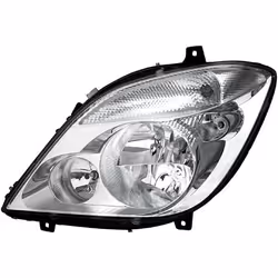 Phares; HELLA; gauche H7/H7/H7, PY21W, W5W FF, Halogène 12 pour circulation à gauche; pour MERCEDES-BENZ