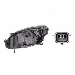HELLA 1E7 271 510-321 Phares droit W5W, H4, PY21W FF 12 pour circulation à droite RENAULT: TWINGO 2