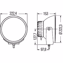 Phare HELLA 1F8007 560-731