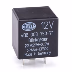 HELLA 4DB 003 750-711 Centrale Clignotant 12 électronique 2(4)x21W+0...5 FORD: Transit Mk3 Van, Cougar Coupé, FIESTA 4, VOLKSWAGEN: Transporter 4 - Vue supplémentaire 2