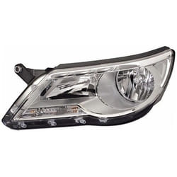 HELLA 1LD 247 038-241 Phares droit W5W, PY21W, H7/H7 FF, Halogène 12 pour circulation à gauche VOLKSWAGEN: Tiguan I