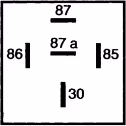 HELLA 4RD 933 332-041 Relais, courant de travail 5