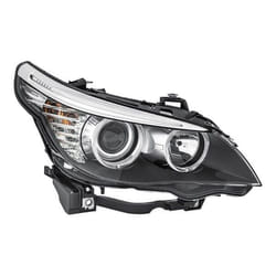 HELLA 1LL 009 449-041 Phares droit PY21W, H6W, H7/H7 Halogène, DE 12 transparent pour circulation à gauche BMW: 5 Berline, 5 Touring