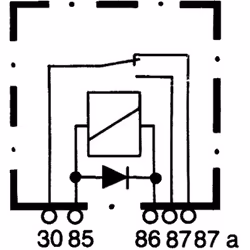 Relais universel HELLA 4RD933 332-021