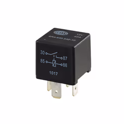 Relais, courant de travail; HELLA; 4; D45060021, 1115760460, D45060021, 1301233