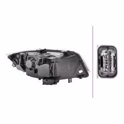 HELLA 1E1 354 699-011 Phares gauche PY24W, H7/H7 Halogène 12 pour circulation à droite BMW: 3 Berline, 3 Touring