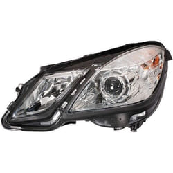 HELLA 1LL 010 800-031 Phares gauche W5W, H7/H7, PY21W DE, Halogène 12 pour circulation à gauche MERCEDES-BENZ: Classe E Berline, Classe E Break