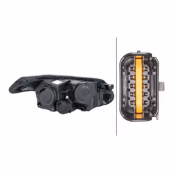 HELLA 1EG 009 767-011 Phares gauche H21W, H7/H1, W5W, H7, H1 FF, Halogène 12 pour circulation à droite CITROËN: C3 Picasso
