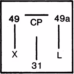 Centrale clignotante HELLA 4AZ 003 787-071