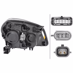 Projecteur principal HELLA 1EF 238 042-011, gauche - Vue supplémentaire 4
